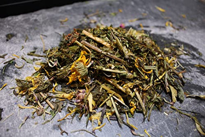 Arcadia Optimised52 Freshly Pressed Tortoise Food 1KG – All-Natural Tortoise High Fiber Diet with 52 Species of Grasses Herbs and Flowers, Complete Reptile Food with Bee Pollen, Calcium and Probiotics