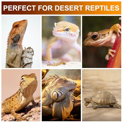 UVB Reptile Light Bulb 10.0, 5W LED High Intensity UV Replacement Lamp Bulbs for Desert Reptiles Bearded Dragons Lizard Tortoise Iguanas Chameleons Snake - 1 Pack - size: UVB 10.0