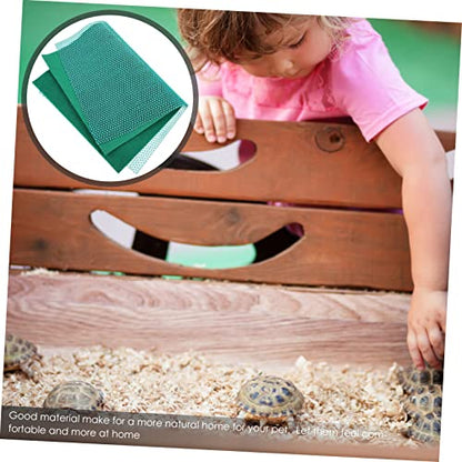 VANZACK 1set Reptile Carpet Mat for Tortoise Habitat Washable Bedding for Reptiles Comfortable Terrarium Liner for Snakes Lizards and Climbing Pets