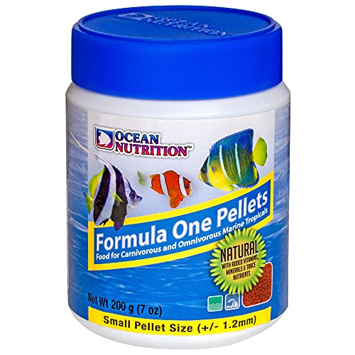 Ocean Nutrition Fish Food - Tropical Fish Food, Soft Moist Sinking Pellets, High Protein(41%) Guppy Fish Food, Fish Food Flakes Alternative, 7 oz (200 g), Small Pellet - size: 7 Ounce (Pack of 1), style: Small Pellet