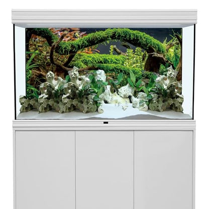 AWERT 72x18 inches Aquarium Background Branches Terrarium Background Aquatic Plant River Bed & Lake Fish Tank Background Vinyl Background - size: 72x18in/180x45cm