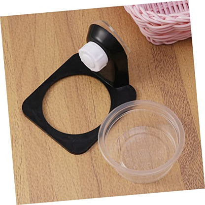 5pcs Reptile Feeding Bowl Suction Cup Tortoise Gecko Lizard Food Water Bowl for Pet Reptiles - size: Size 3