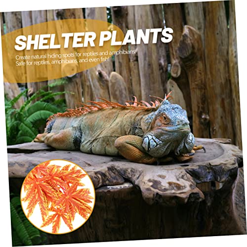 Terrarium Plants Vines for Reptile and Fish Tanks Artificial Hanging Decor Safe for Easy to Clean for Creating Dynamic Environments and Natural Hiding Spots