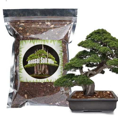 Doter Bonsai Soil Mix Ready to Use (1qt), Premium Fast Draining Organic All Purpose Potting Mix for All Varieties of Bonsai - size: 1qt
