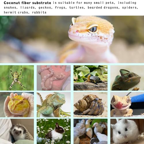 Hamiledyi 157x15.7in Reptile Carpet Coconut Fiber Substrate Large Coco Liner Roll Lizard Cage Mat Natural Coco Fiber Bedding for Bearded Dragon Turtles Iguana Tortoise Pad Garden Decoration - size: 15.7x157Inch