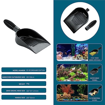 Sand Shovel, Gravel Sand Shovel for Fish Tanks Sand Scooper Cleaning Tool Aquariums Cleaner
