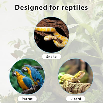 Snake Climbing Rings, Snake Climbing Chain for Ball Python Hoop & Corn Snake, Adjustable Playground Reptile Tank Accessories for Garter Snakes, Lguana, Lizards, Gecko, Chameleons, Parrot