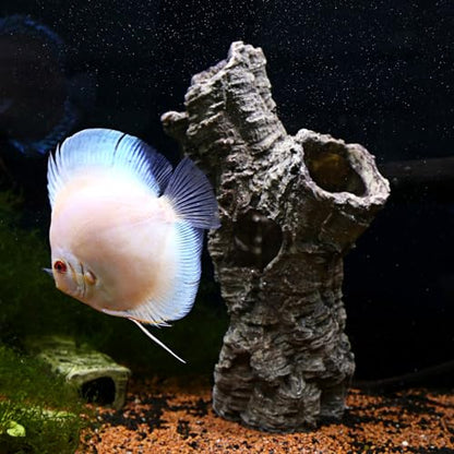 LYL LEYOULAND Large Reptile Hide, 12”, Aquarium Decor, Territorial Fish Hideaway, Hideout House, Reptile Decoration Fish Tank dec