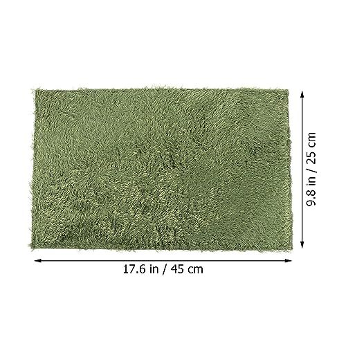 POPETPOP 2pcs Turtle Snake Gecko Terrarium Carpet Reptile Mat for Iguana Chameleon Rabbit Washable Odorless Soft Absorbent Terrarium Liner