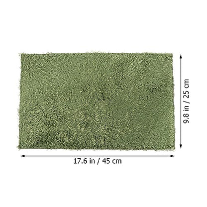 POPETPOP 2pcs Turtle Snake Gecko Terrarium Carpet Reptile Mat for Iguana Chameleon Rabbit Washable Odorless Soft Absorbent Terrarium Liner