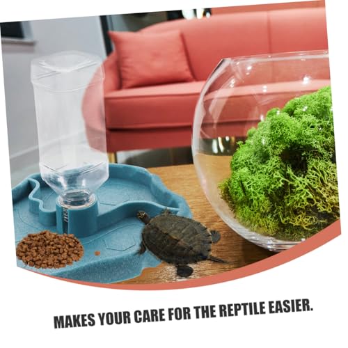 BESPORTBLE 2pcs Bearded Dragon Water Dish and Food Bowl Durable Reptile Feeder for Tortoises Lizards and Amphibians Easy to Clean and Maintain for Pet Hydration and Feeding Needs