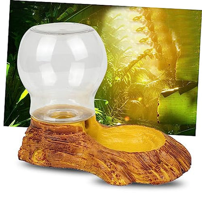 HANABASS Water Feeder for Reptiles Pet Drinking Fountain Craft Smooth Surface Easy to Clean