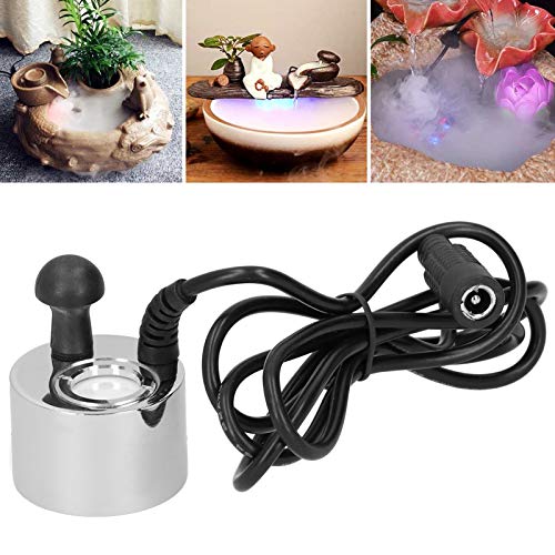 Ultrasonic Mist Maker, 24V Fog Maker Reptile Fogger Pond Fogger Aquarium Fogger Terrarium Humidifier Terrarium Fogger for Rockeries Fish Tank