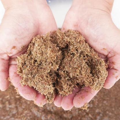 2 Quarts Organic Fiber Substrate for Pet Snail, Ideal Snail Terrarium Accessories for Retains Moisture - size: 2QT