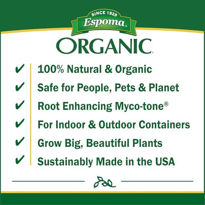 Espoma Organic Potting Soil Mix - All Natural Potting Mix For All Indoor & Outdoor Containers Including Herbs & Vegetables. For Organic Gardening, 8qt. bag. (Pack of 3) - style: Peat Moss,Potting Mix (Pack of 3)