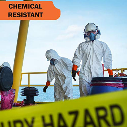 Gastody™ - Chemical Resistant Gloves, Reusable,Heavy Duty Safety Work Gloves,Resist Acid,Oil,Alkali - S-M-L-XL-XXL Size - size: X-Large, style: Chemical Gloves Set of 2 Pairs