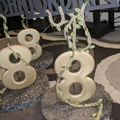Chenkou Craft 10M Artificial Vine Fake Foliage Leaf Plant Garland Rustic Wedding Home Decor