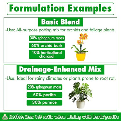 ZeeDix 4 qt Sphagnum Moss for Indoor Plants, Natural Dried Long Fiber Moss for Orchid Repotting, Carnivorous Plants, Succulents, Monstera, Flower & Reptile Terrariums Habitats (3 oz) - size: 3oz