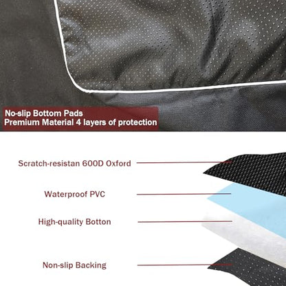 Dog Playpen Bottom Pad Fits for 35 Inch 4 Panels Exercise Pet Playpen, Dog Crate Pad Puppy Playpen Pad Leakproof Non-Slip(Playpen Not Included) Black - color: 36 inch 4 panel bottom black