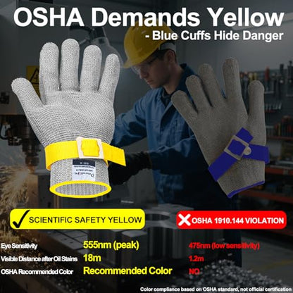 Dowellife Level 9 Cut Resistant Glove, Grey, Small (Pack of 2) - size: Small (Pack of 2)
