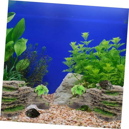 MERRYHAPY Aquarium Resin Turtle Basking Platform Multi Functional Reptile Climbing Stand for Turtles and Amphibians Durable Simulation Cave Decor for Fish Tanks Easy to Install