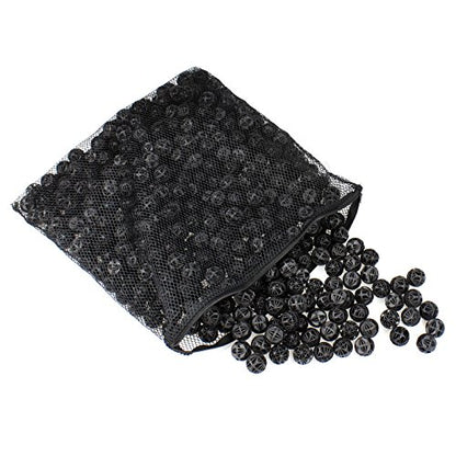 AQUANEAT Aquarium 1" Bio Balls 500pcs Fish Tank Sump Filter Koi Pond Canister Filter Media with Free Media Bag