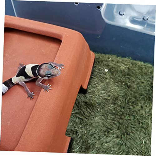 Home Terrarium Liner Reptile Pet Carpet Fake Moss for Lizard Tanks and Tortoise Habitats Moisture Retaining Reusable Mat for Amphibians and Reptiles