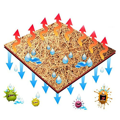 Reptile Pet Bedding Substrate Carpet Thick Wear-Resistant and Breathable for Snake Lizard Frog
