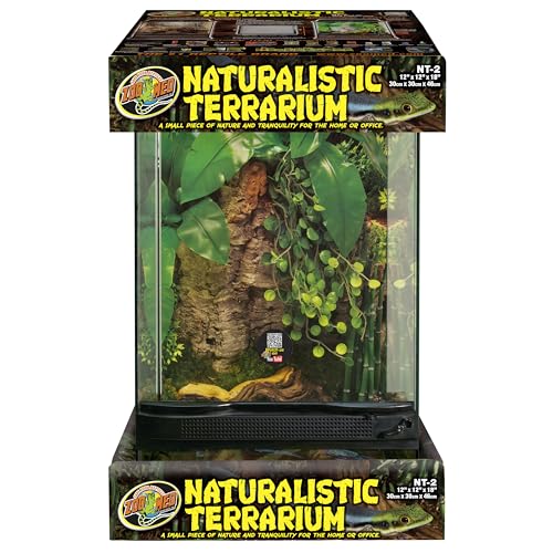 Zoo Med Laboratories SZMNT2 Naturalistic Terrarium, Medium (12" X 12" X 18")