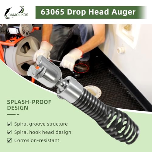 2pcs 63065 Drop Head Auger 4 in. L,Steel, Grey, 63065 Drop Head Auger T-217 4" (110 mm) Fit for K-40/45 K-50/K-3800/K-400
