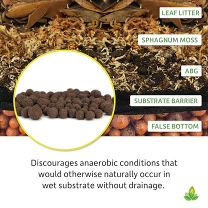 Josh's Frogs False Bottom - LECA Expanded Clay Pebbles (4 Quarts)