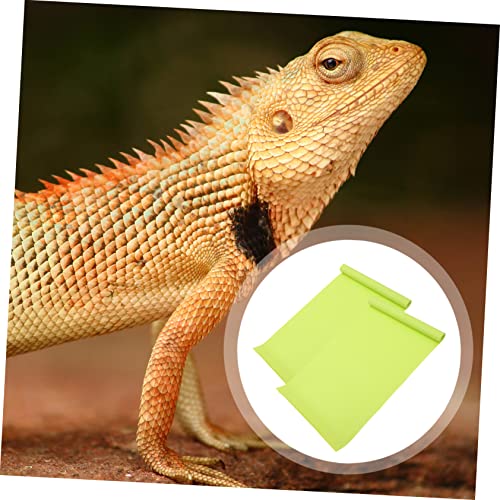 BESPORTBLE 2pcs Reptile Carpet and Substrate for Bearded Dragons Tortoises and Lizards Terrarium Liner - size: 150X30CM
