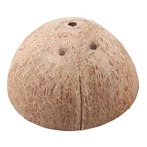 Yosoo Reptile House Hiding Cave Coconut Shell Turtle Aquarium Hide Decor