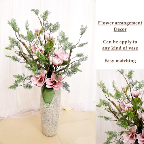 39.3in Bendable Artificial Pine Tree Branch Cedar Stems Reptile Yules Decor | Faux Tree Trunk Twigs Plants Garland With Greenery Picks For Christmas Wall Hanging Climb Outdoor Jungle Halloween Decoration