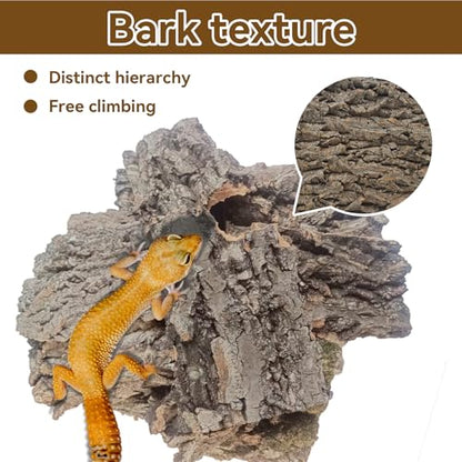 Reptiles Cork Bark Bits Substrate,1 LB Terrarium Bark Bedding Bulk for Geckos Snake Isopods Bearded Dragon Spiders Lizard Tarantula Hermit Crabs - size: 【1.0 LB】