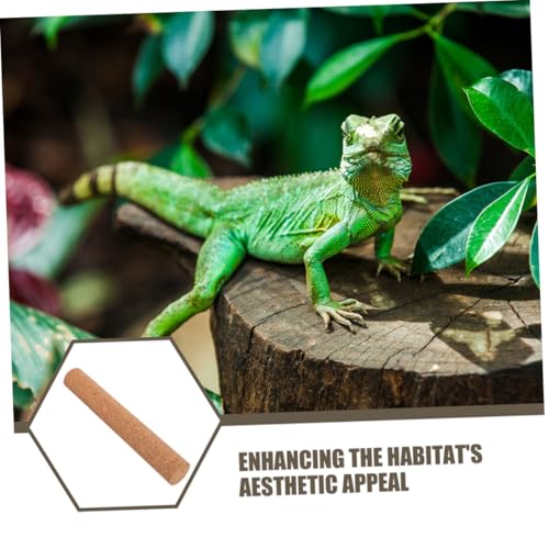 BESPORTBLE Reptile Cork Wood Climbing Branch for Habitats Sturdy Resting Stick for Lizard and Bird Tanks Natural Decoration for Safe Basking and Climbing