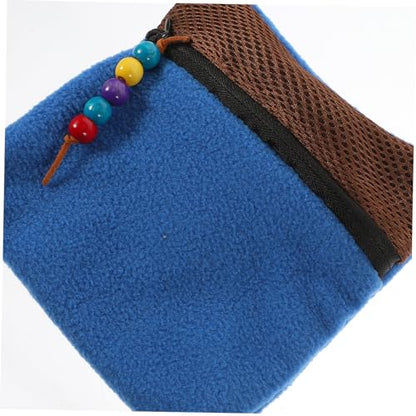 Outdoor Reptile Carrier Bag Breathable Pet Pouch for Small Animals Stylish Design Ventilation Material for Travel and Adventures