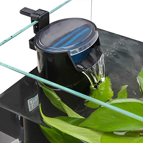 Senzeal Aquarium Turtle Filter Quiet Low Water Level Filter Pump 5W 400L/H Internal Fish Tank Filter for Fish Tank Turtle Tank