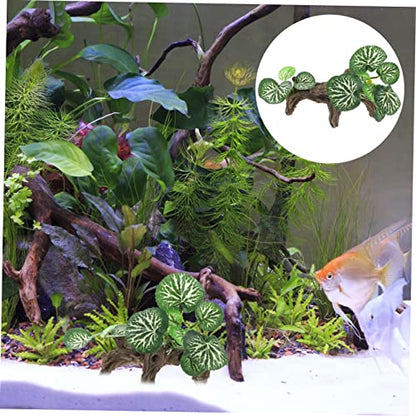 Toddmomy Realistic Artificial Reptile Plant for Tank Sphagnum Moss Decor Fish Tank Landscape