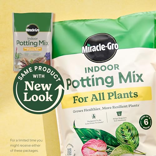 Miracle-Gro Indoor Potting Mix (6 qt.) and Plant Food (8 fl. oz.) for All Plant and Plant Care Leaf Protect & Shine (8 fl. oz.) - Bundle for Growing, Fertilizing, Protecting and Cleaning Houseplants - size: 6 qt (Care Bundle), style: 6 QT