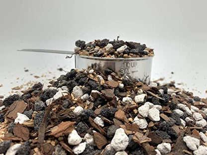 Bonsai Soil All Purpose Mix | Fast Draining Pre Blend (2 Quart Bag) Plant | Pumice, Lava, Calcined Clay and Pine Bark ● Potting Pre Mixed Bonsai Plant Soil Mixture By The Bonsai Supply - size: 2 Quarts All Purpose Mix