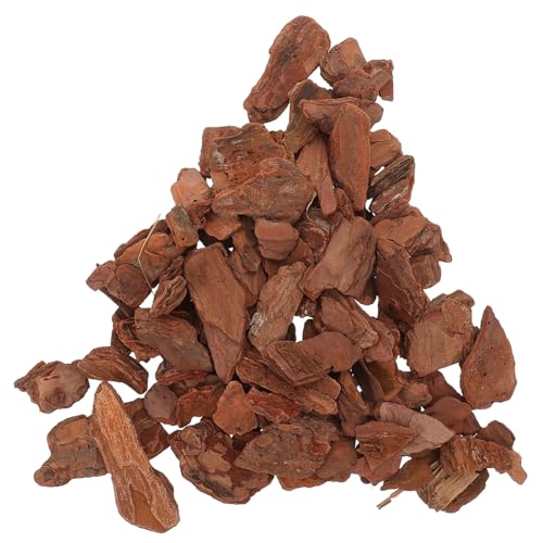 LIOOBO 1bag Natural Tree Bark Chips Bedding for Reptile Terrarium Safe and Lightweight Substrate for Lizard Turtle and Gecko Habitat Decoration