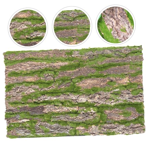 DOITOOL Reptile Bark Decor Climbing Platform for Lizards and Bearded Dragons Natural Cork Terrarium Background for Gecko Habitat Easy to Clean Safe Reptile Tank Decoration