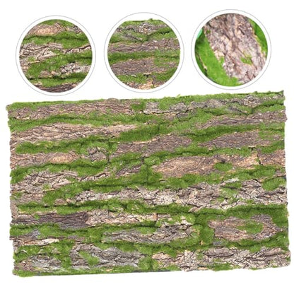DOITOOL Reptile Bark Decor Climbing Platform for Lizards and Bearded Dragons Natural Cork Terrarium Background for Gecko Habitat Easy to Clean Safe Reptile Tank Decoration