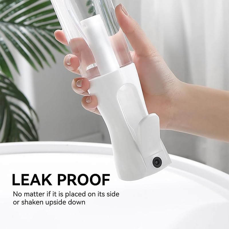 Continuous Spray Bottles (10.1oz/300ml), Ultra-Fine High-Pressure Mist Spray Bottle for Skincare, Plant Care, Pet Grooming, Cleaning - Black