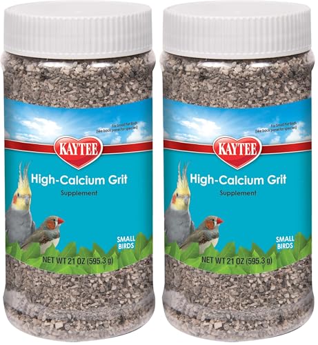 Kaytee Hi-Calcium Grit for Small Birds - Jar 21 oz (Pack of 2) - size: 1.31 Pound (Pack of 2)