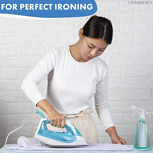 3 Pcs Spray Bottle for Plants - 17 Oz Spray Bottle for Hair with Adjustable Nozzle, Plastic Squirt Bottles with Non-Slip Texture & Ergonomic Grip - Versatile Bottles for Watering, Styling & Cleaning