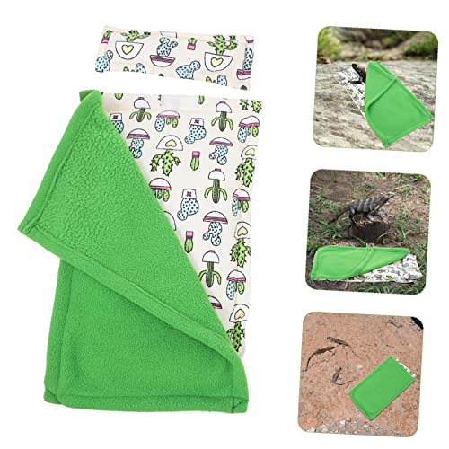 Portable Reptile Sleep Bag Thermal Blanket Pillow Bearded Dragon Mat Reptile Liner Easy Wash m