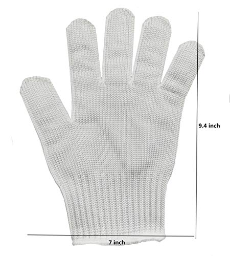 alfyng Bird Training Anti-Bite Parrot Chewing Protective Gloves, Small Animal Handling Gloves for Parrotlets Cockatiels Finch Macaw (1 Pair White) - color: White