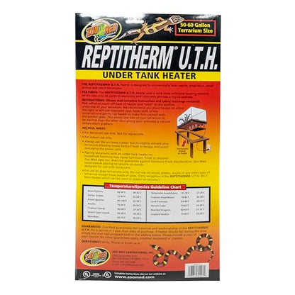 ZOO MED LABORATORIES INC Reptitherm Under Tank Heater 8X18 INCH/24W